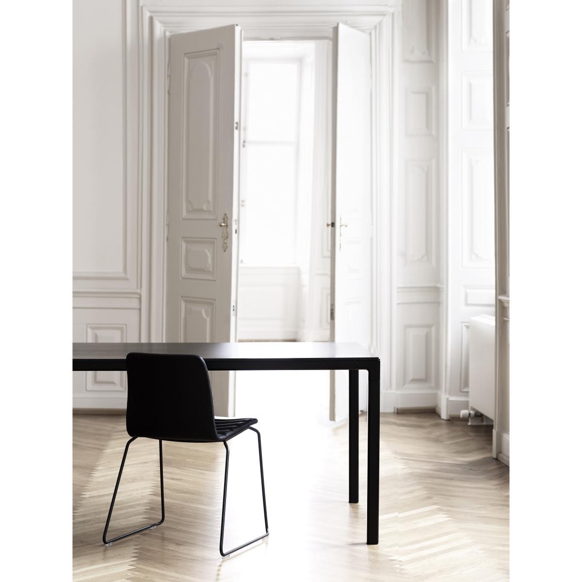 T12 Rectangular table - Rectangular - 250 x 95 cm by Hay Black – image 3