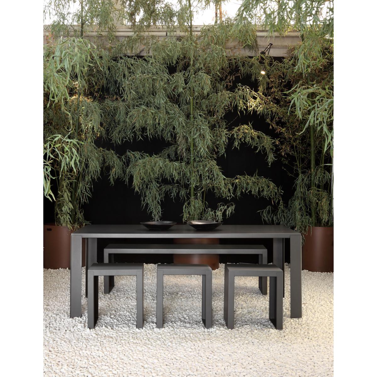 Big Irony Outdoor Rectangular table - L 238 cm by Zeus White – image 3