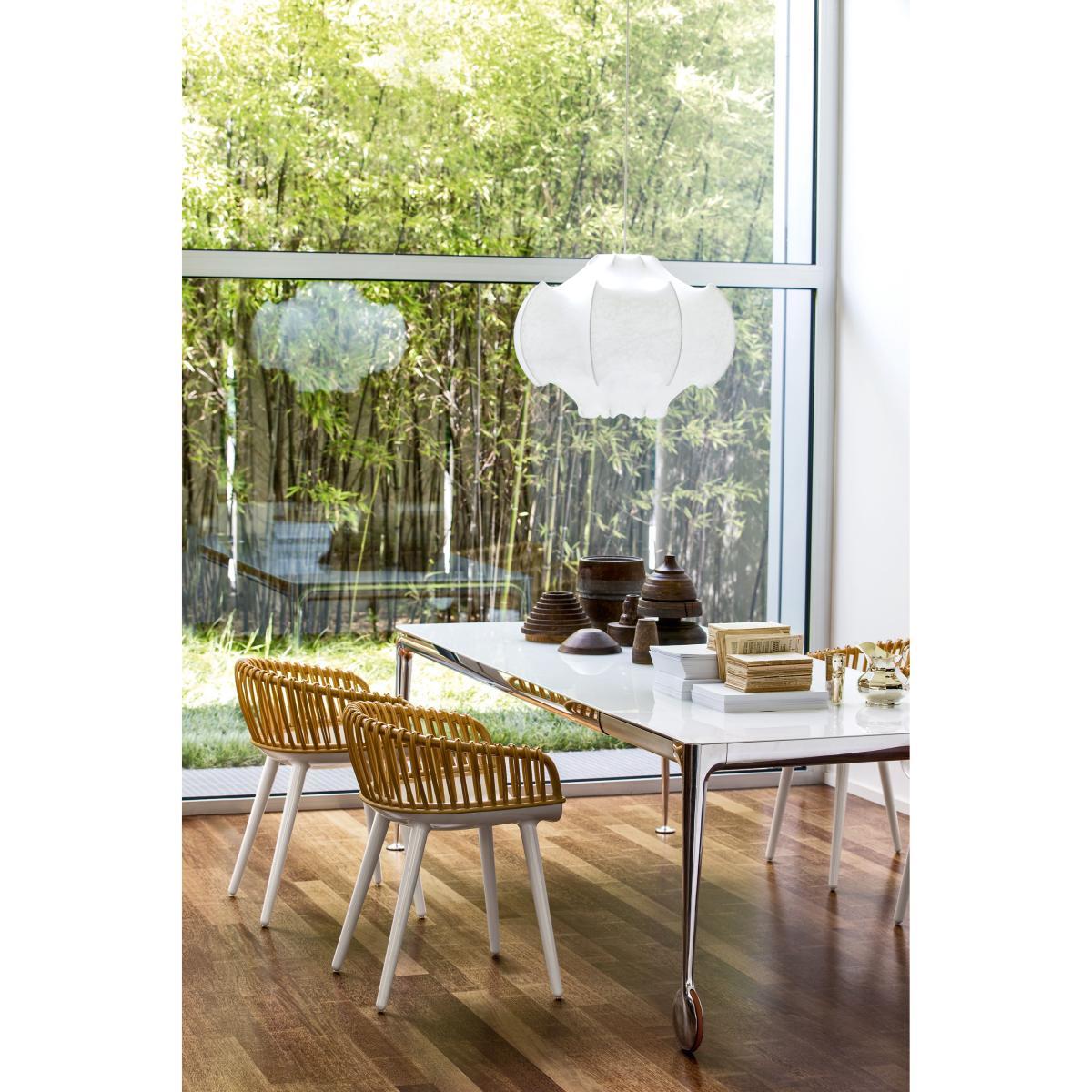 Big Will Rectangular table - 240 x 110 cm by Magis White/Metal – image 2
