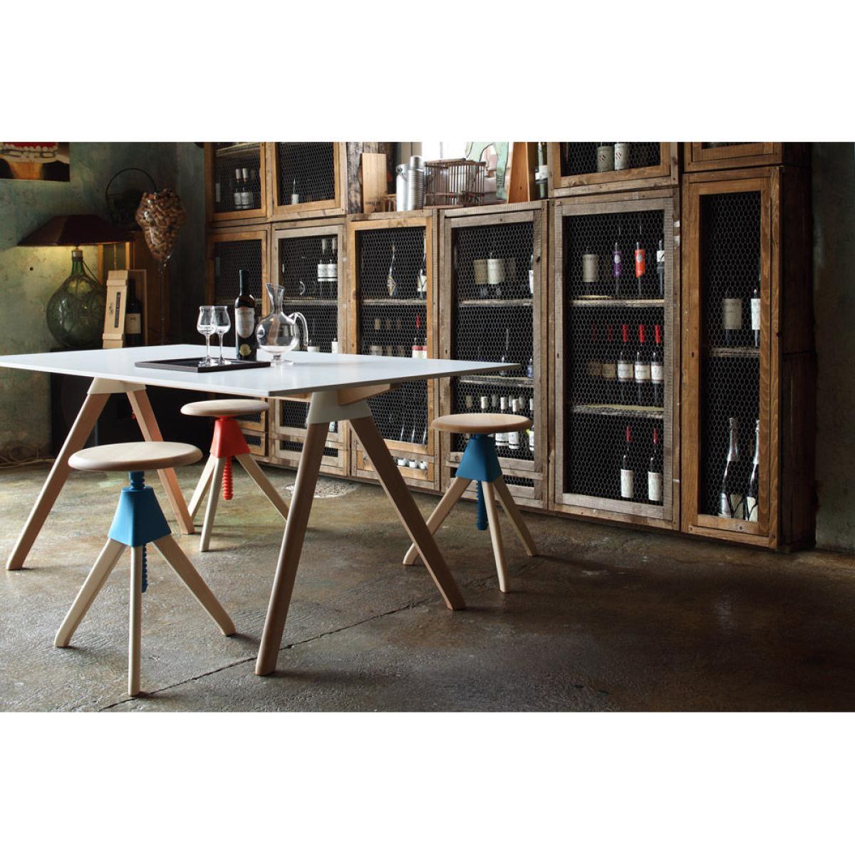 Butch - The Wild Bunch Rectangular table by Magis White/Natural wood – image 2