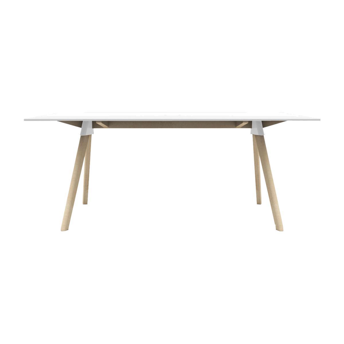 Butch - The Wild Bunch Rectangular table by Magis White/Natural wood – image 1