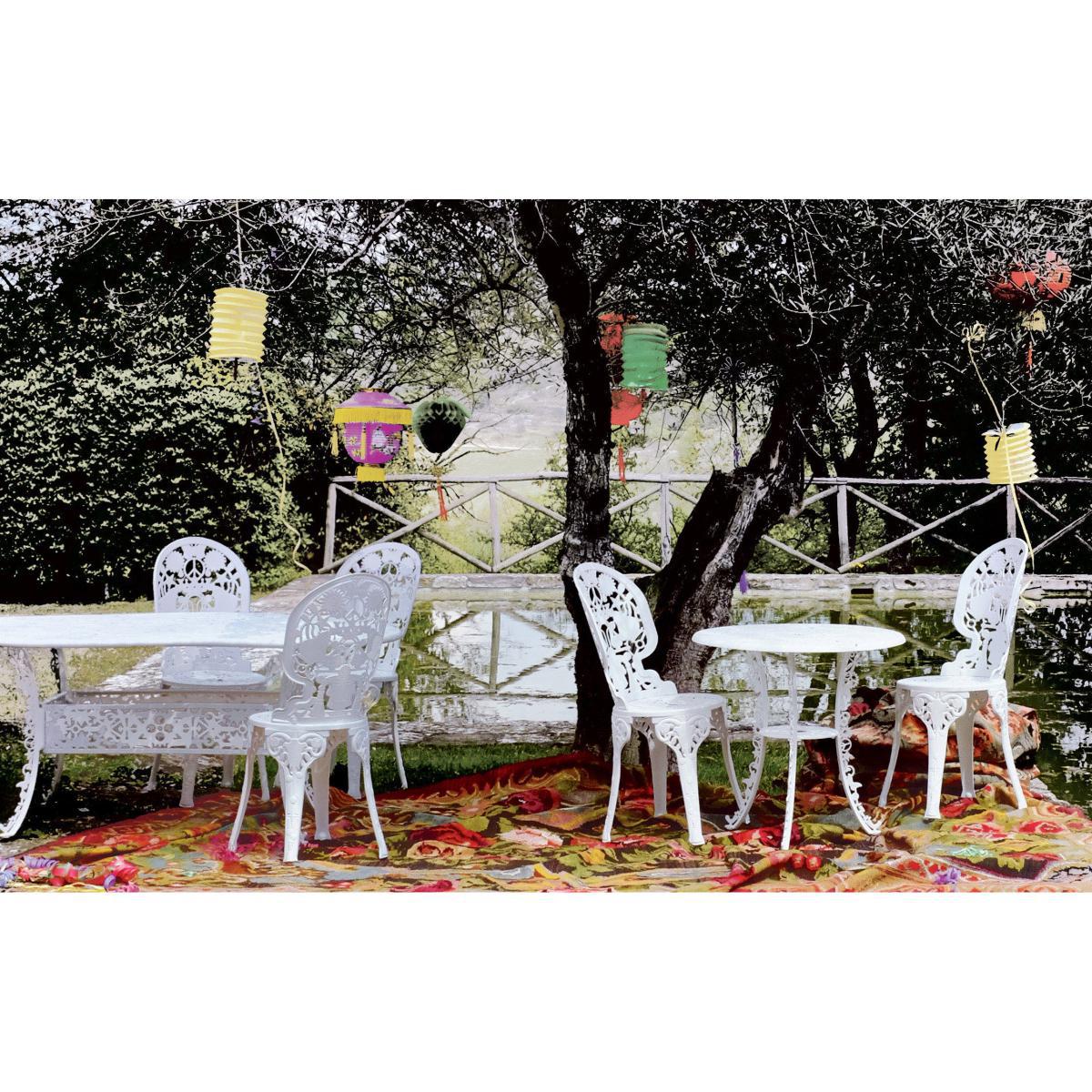 Industry Garden Round table - Ø 70 cm by Seletti White – image 3