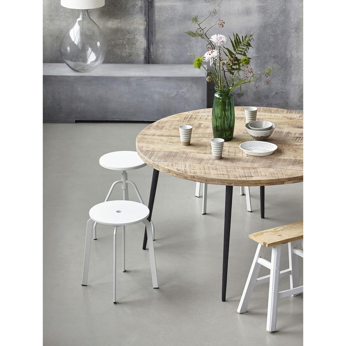 Club Round table - Mango wood - Ø 130 cm by House Doctor Natural wood – image 2