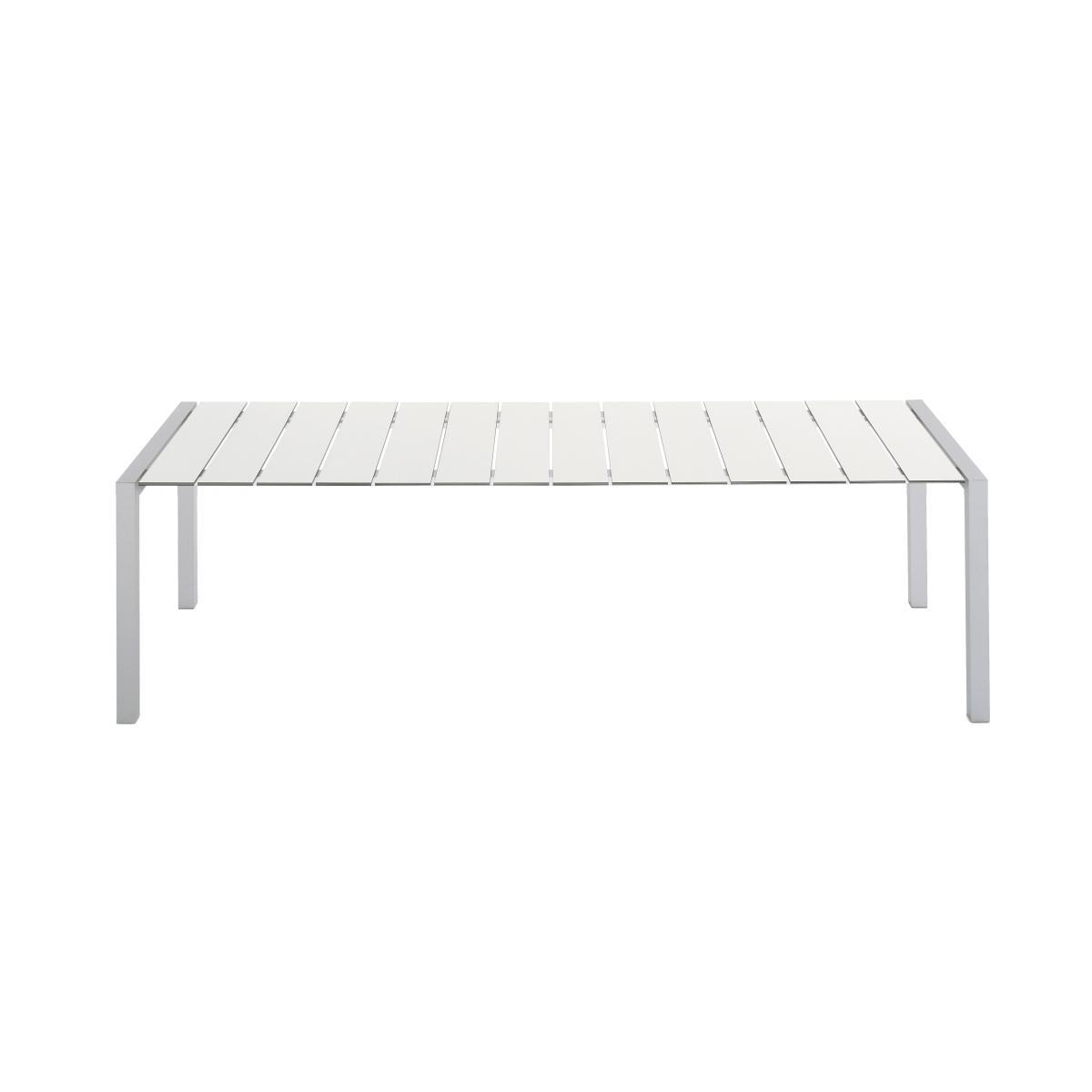 Sushi Outdoor Rectangular table - L 180 cm by Kristalia White – image 1