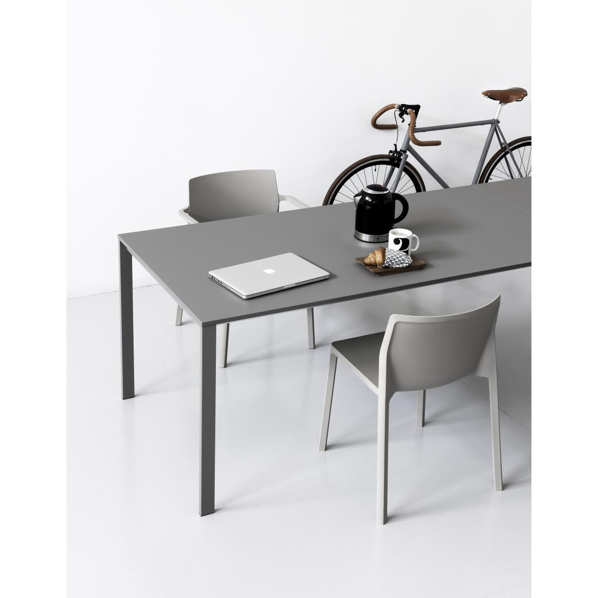 be-Easy Extending table - / L 150 to 230 cm - Fenix-NTM® laminate by Kristalia Grey – image 2