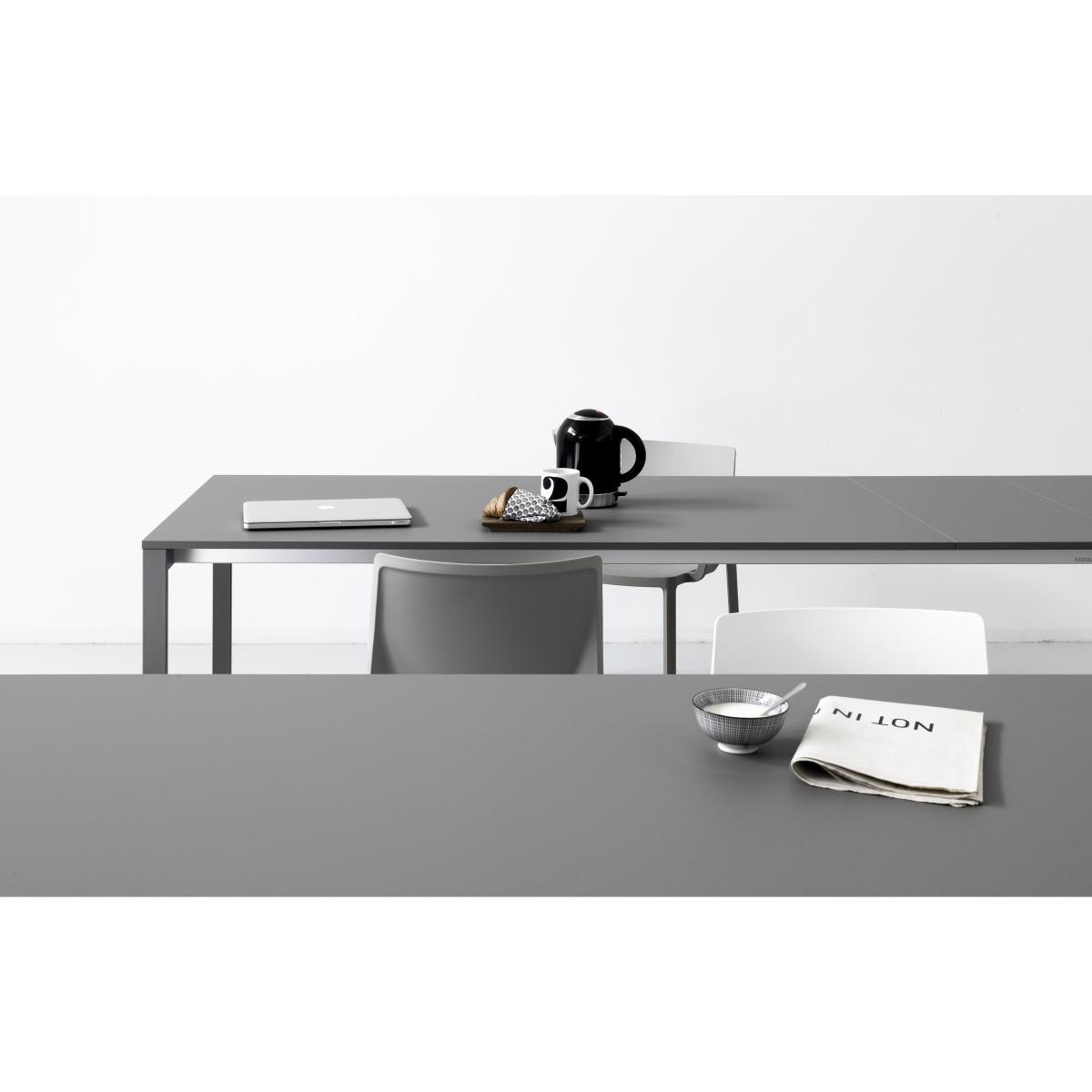be-Easy Extending table - / L 150 to 230 cm - Fenix-NTM® laminate by Kristalia Grey – image 3