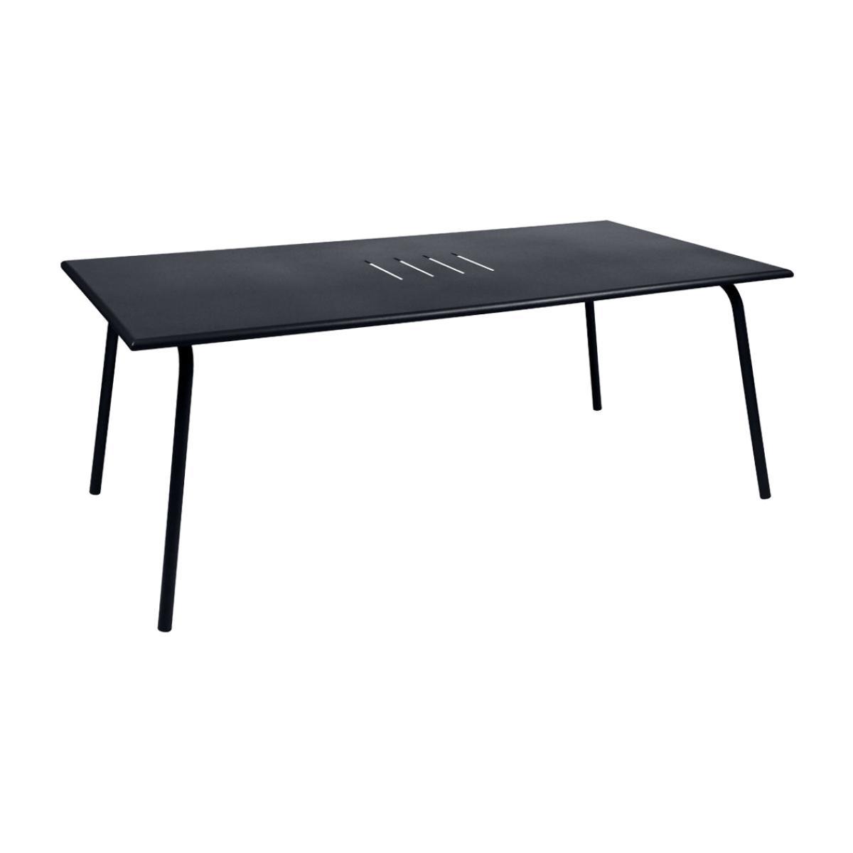 Monceau Rectangular table - / 194 x 94 cm - 8 people by Fermob Grey – image 1