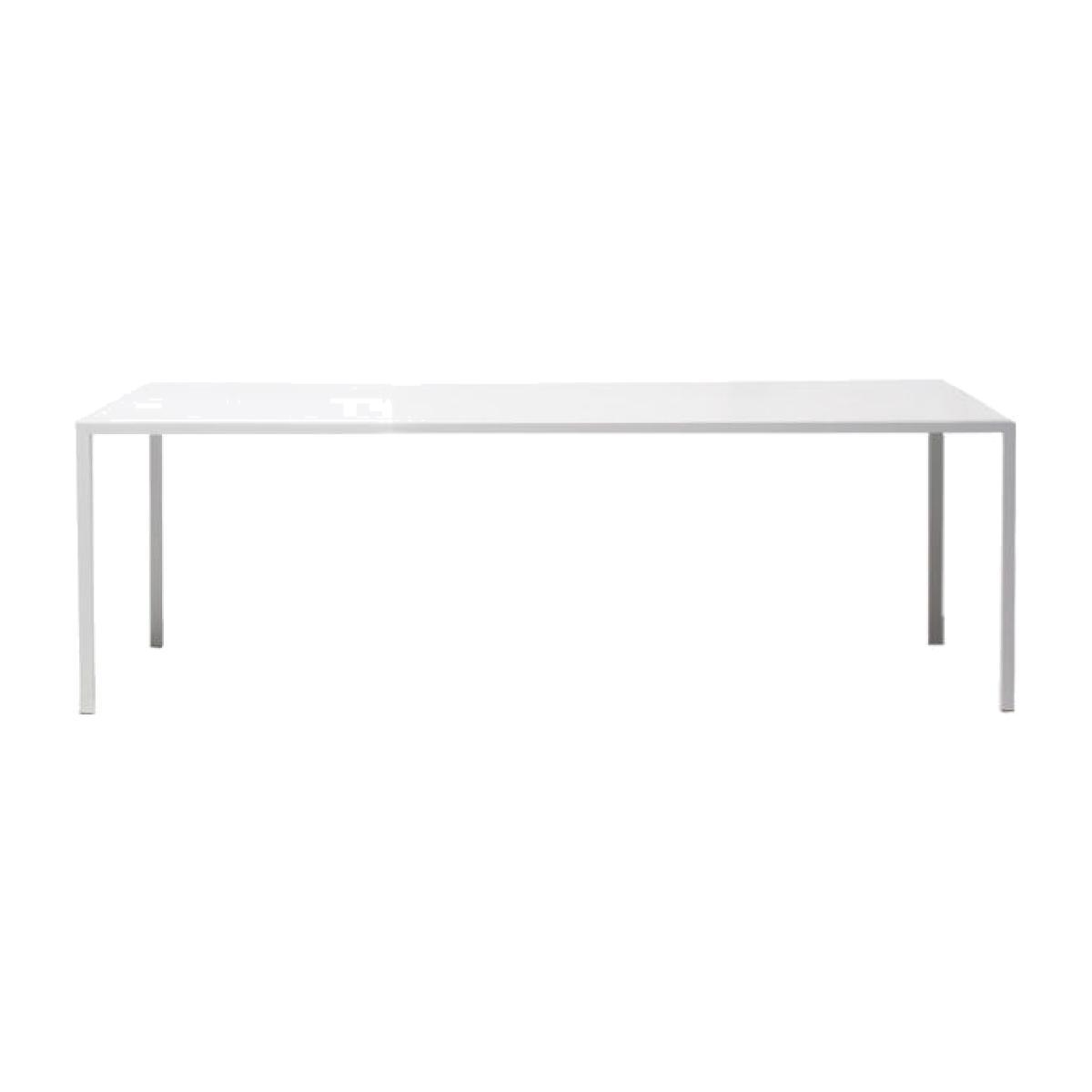 Tense Rectangular table - 100 x 220 cm by MDF Italia White – image 1