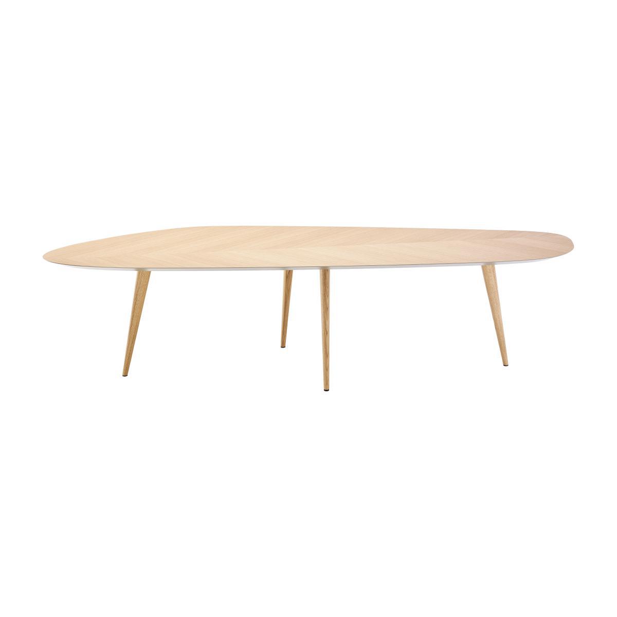 Tweed Oval table - 300 x 100 cm / 10 persons by Zanotta Natural wood – image 1