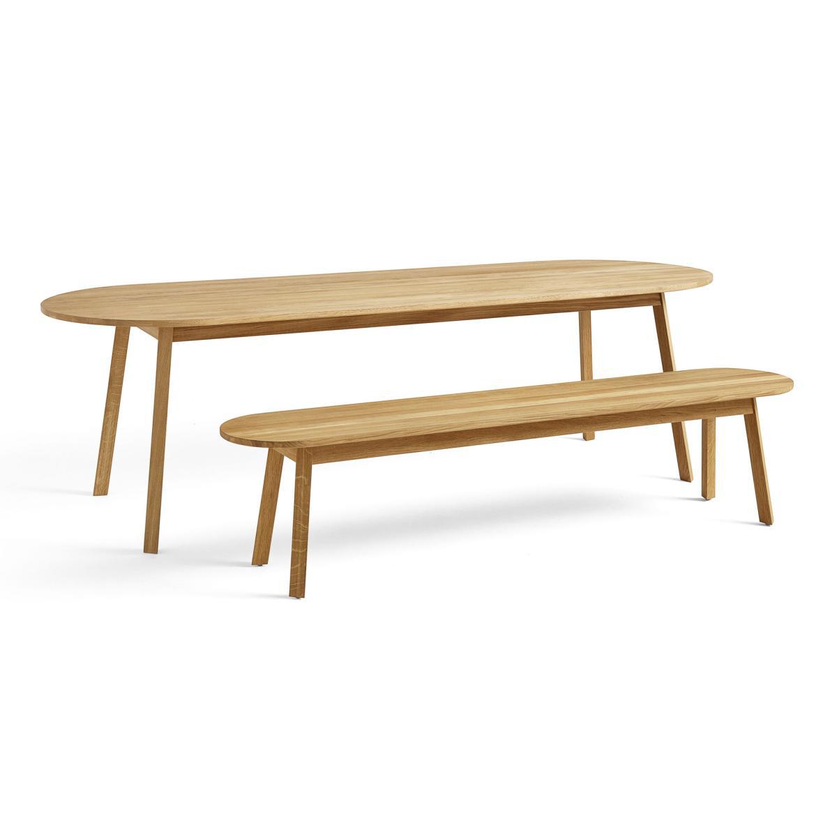 Triangle Oval table - / 250 x 85 cm by Hay Beige – image 4