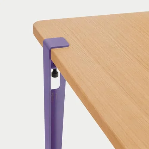 Base, legs metal purple with vise mount by Uchronia / H 75 cm - For creating tables and Desks - TIPTOE – image 2