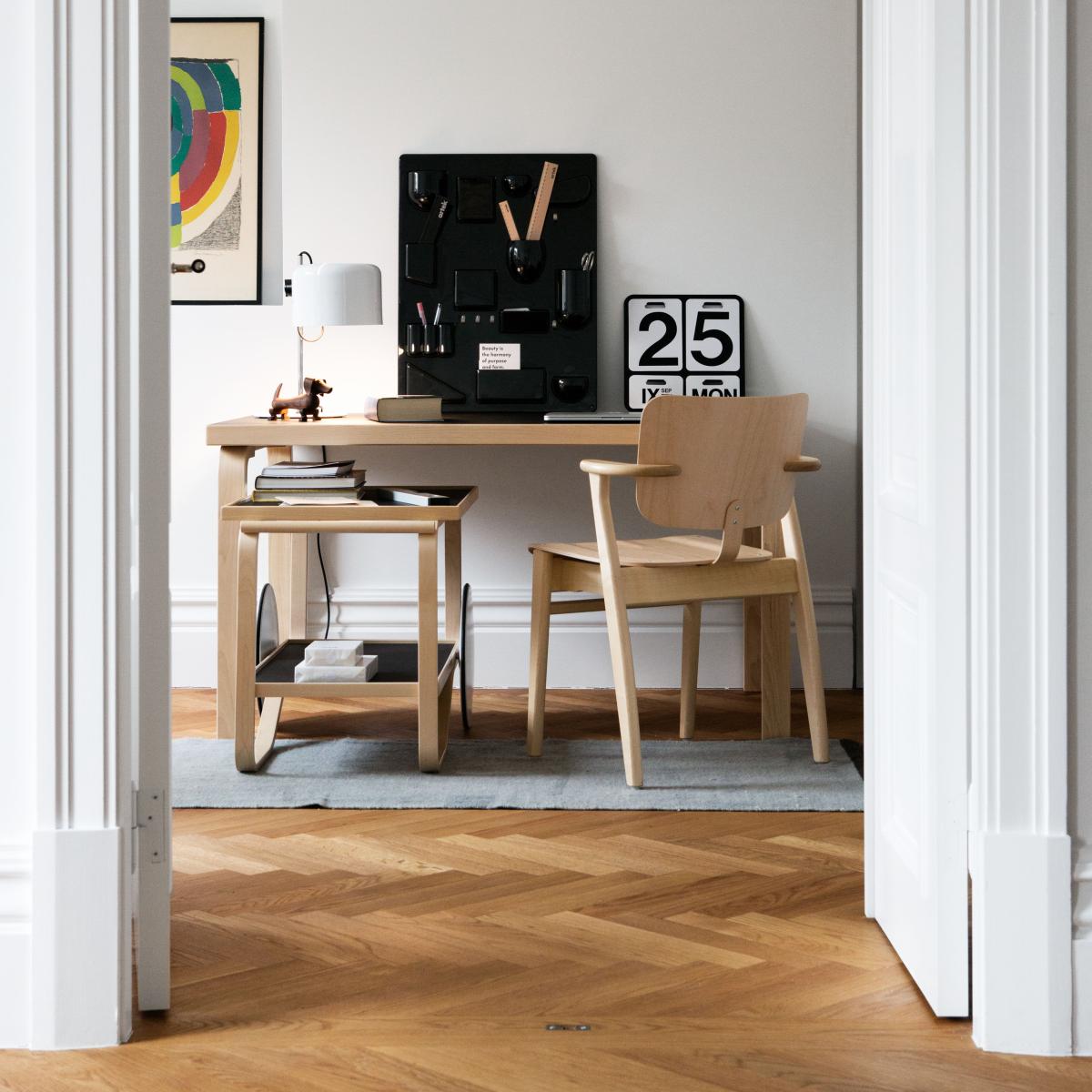 Rectangular table Aalto 80A wood / 120 x 60 cm - Alvar Aalto, 1933 - ARTEK – image 2