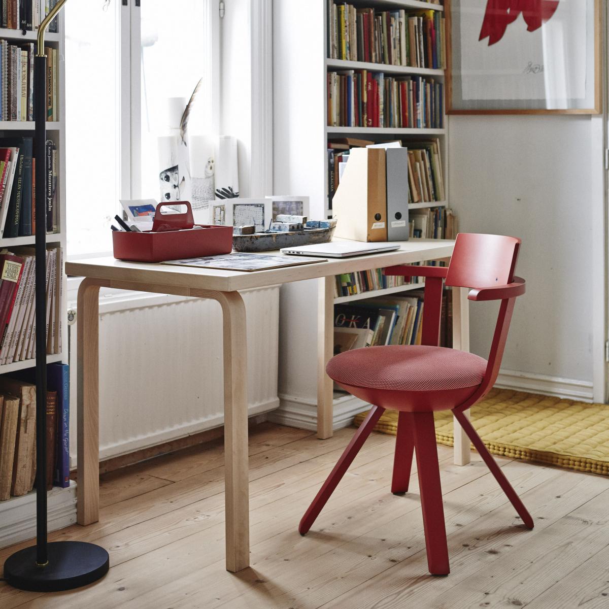 Rectangular table Aalto 80A wood / 120 x 60 cm - Alvar Aalto, 1933 - ARTEK – image 3