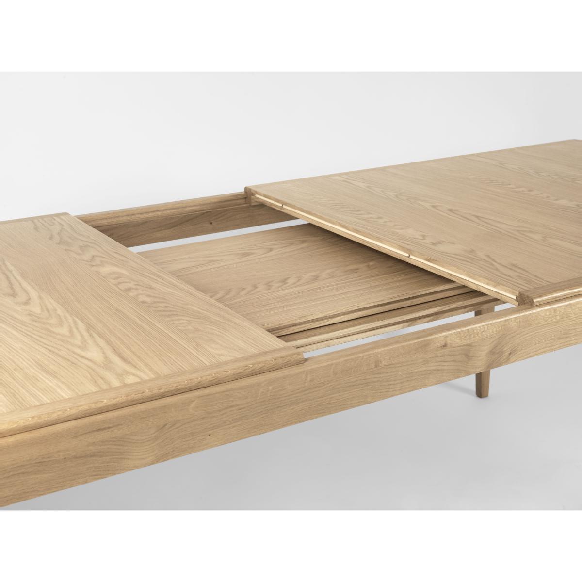 S-table Extending table - / 1951 reissue - / 220 to 320 cm - 6 to 10 people by Gubi Natural wood – image 3