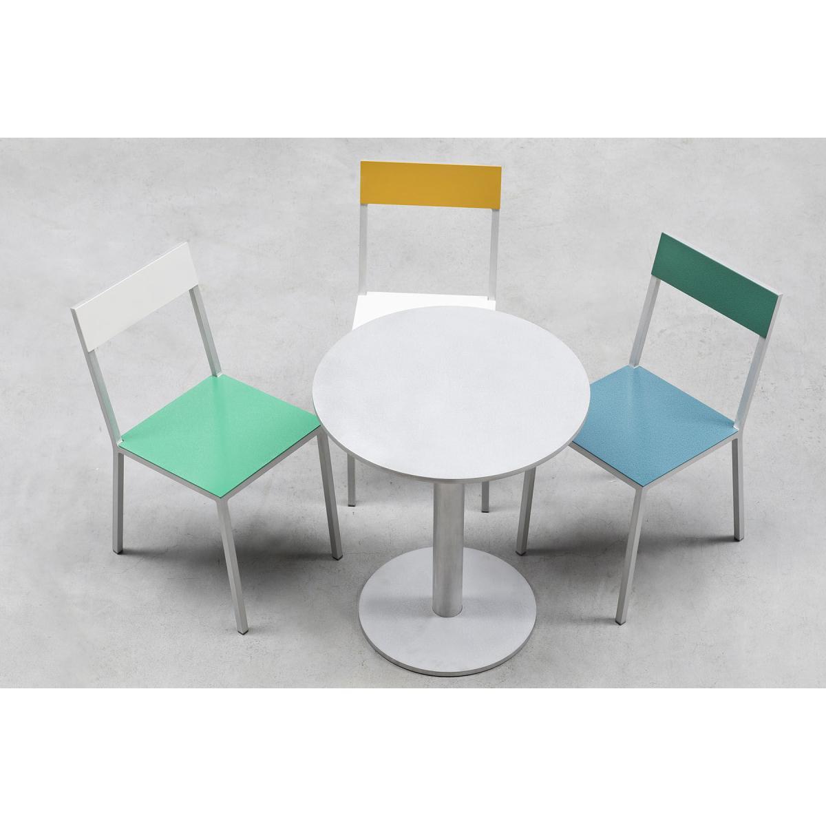 S Round table - / Aluminium - Ø 65.5 cm by valerie objects Grey/Metal – image 2