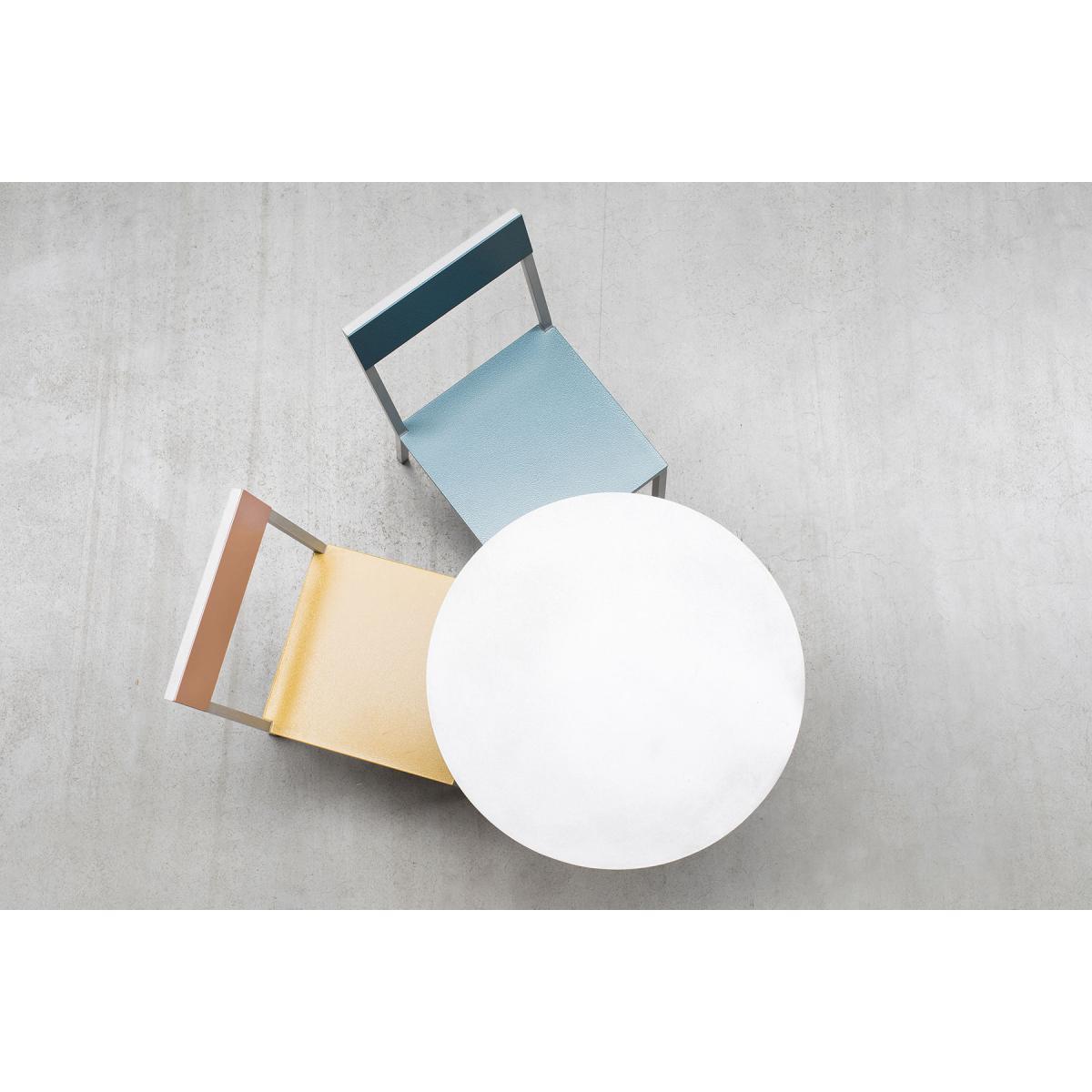 S Round table - / Aluminium - Ø 65.5 cm by valerie objects Grey/Metal – image 3