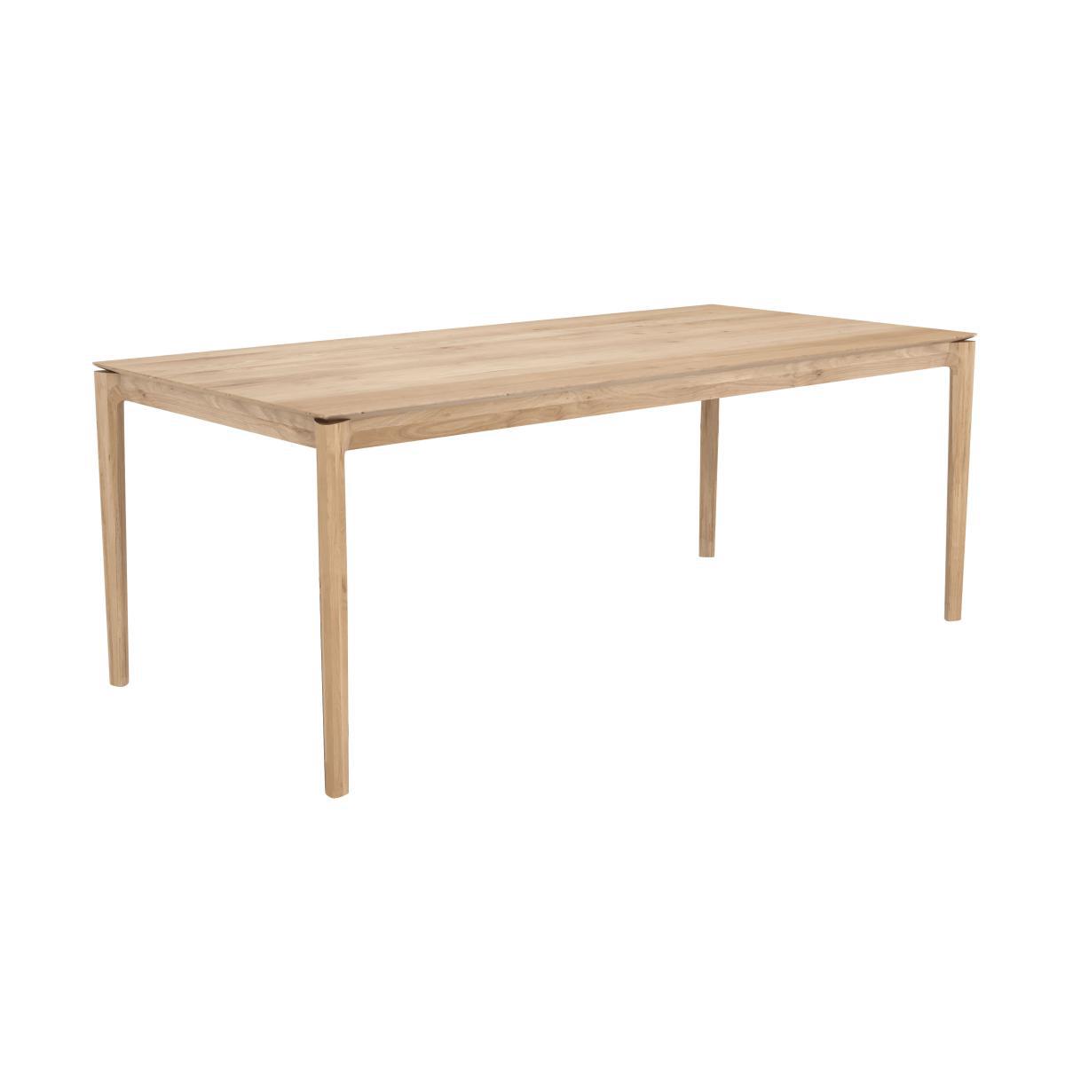 Bok Rectangular table - / Solid oak 200 x 95 cm / 8 people by Ethnicraft Natural wood – image 2