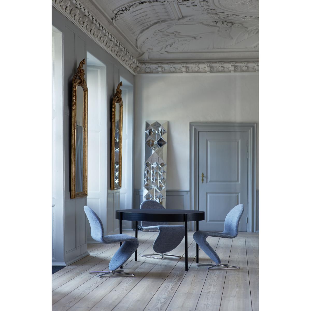 Series 430 Round table - / Ø 160 cm - Fenix-NTM® by Verpan Black – image 2