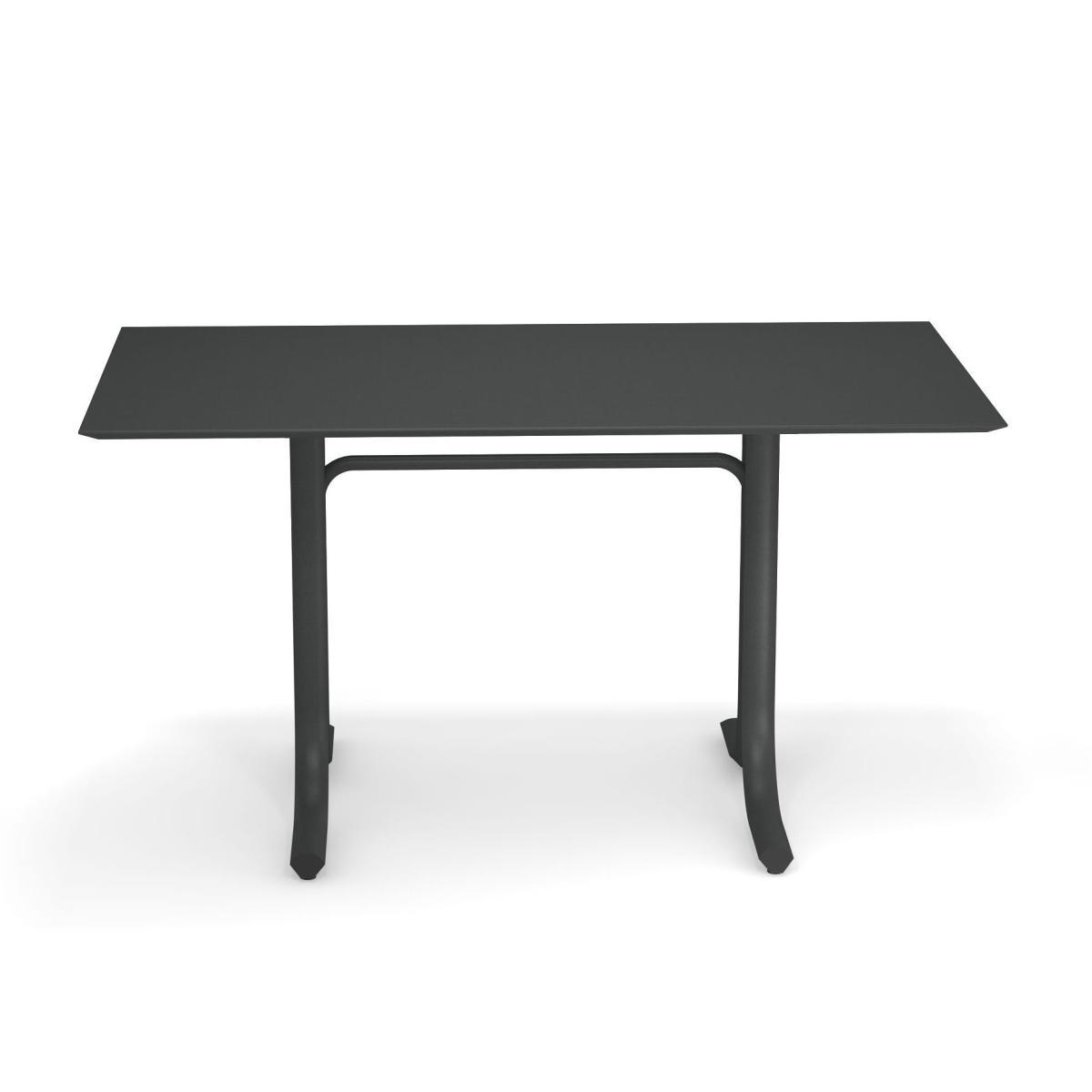 System Foldable table - / 80 x 140 cm by Emu Grey/Silver/Metal – image 2
