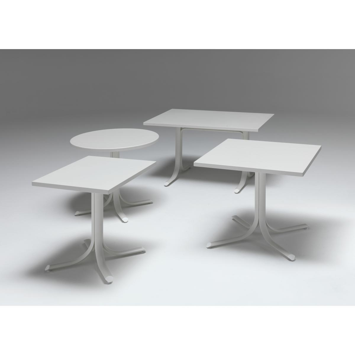 System Foldable table - / 80 x 140 cm by Emu Grey/Silver/Metal – image 5