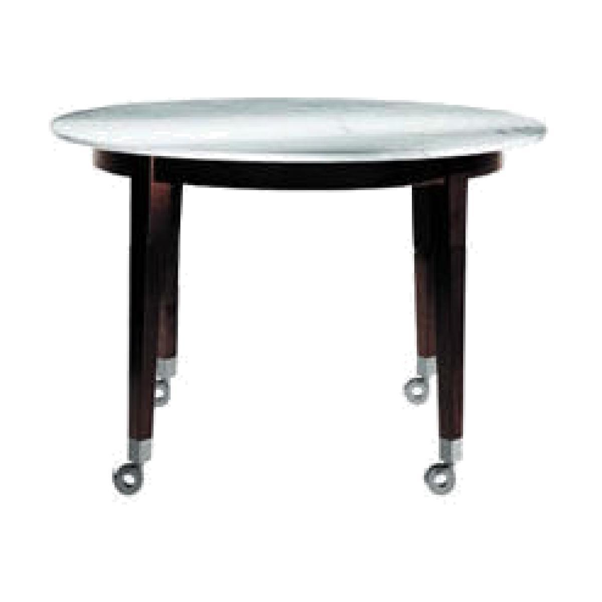 Neoz Round table - Ø 129 cm by Driade Natural wood – image 1