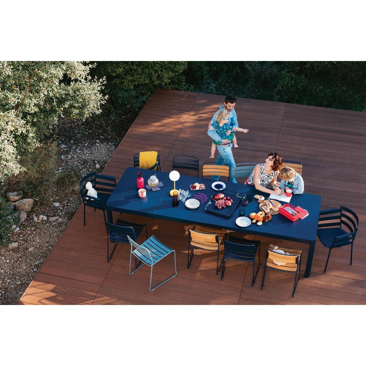 Ribambelle Medium Extending table - / L 149 to 234 cm - 6 to 10 people by Fermob Grey – image 4