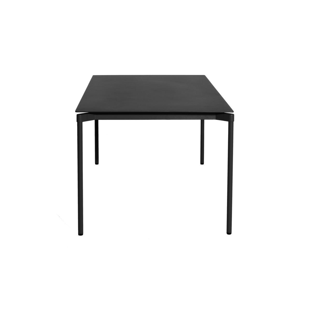 Fromme Rectangular table - / Aluminium - 180 x 90 cm by Petite Friture Black – image 3