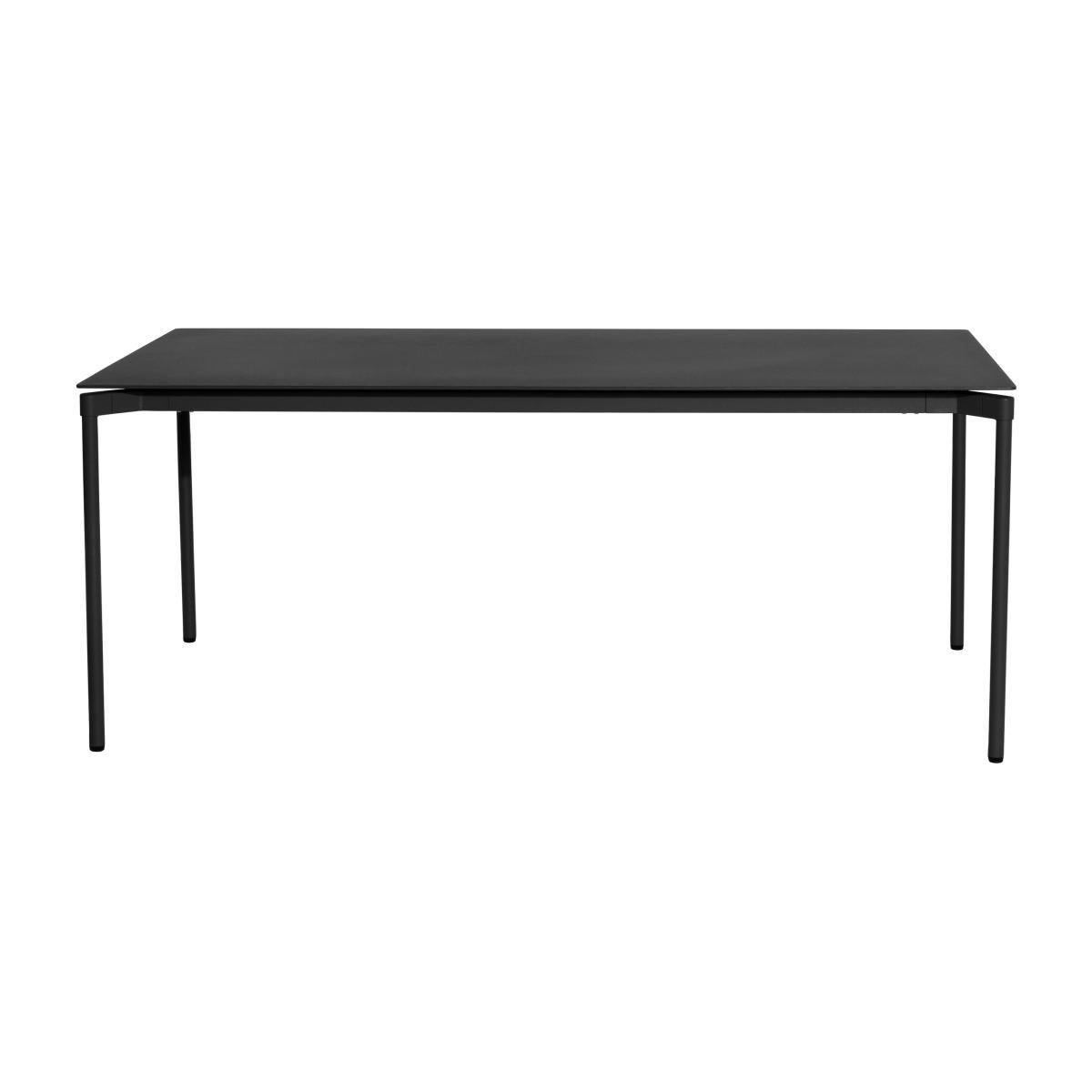 Fromme Rectangular table - / Aluminium - 180 x 90 cm by Petite Friture Black – image 1