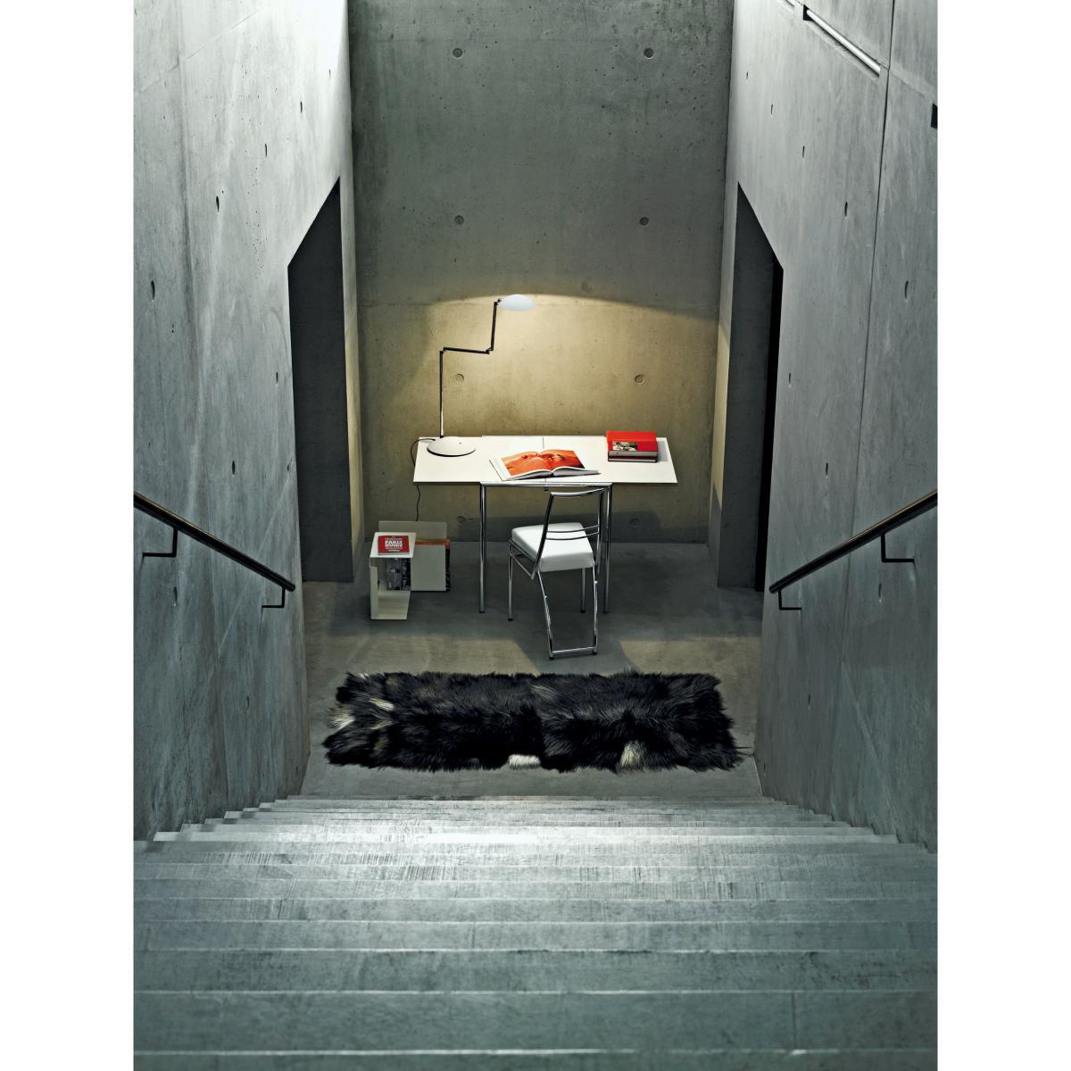 Jean Extending table - / 1929 reissue - Foldable & adjustable legs by ClassiCon White/Natural wood/Metal – image 7
