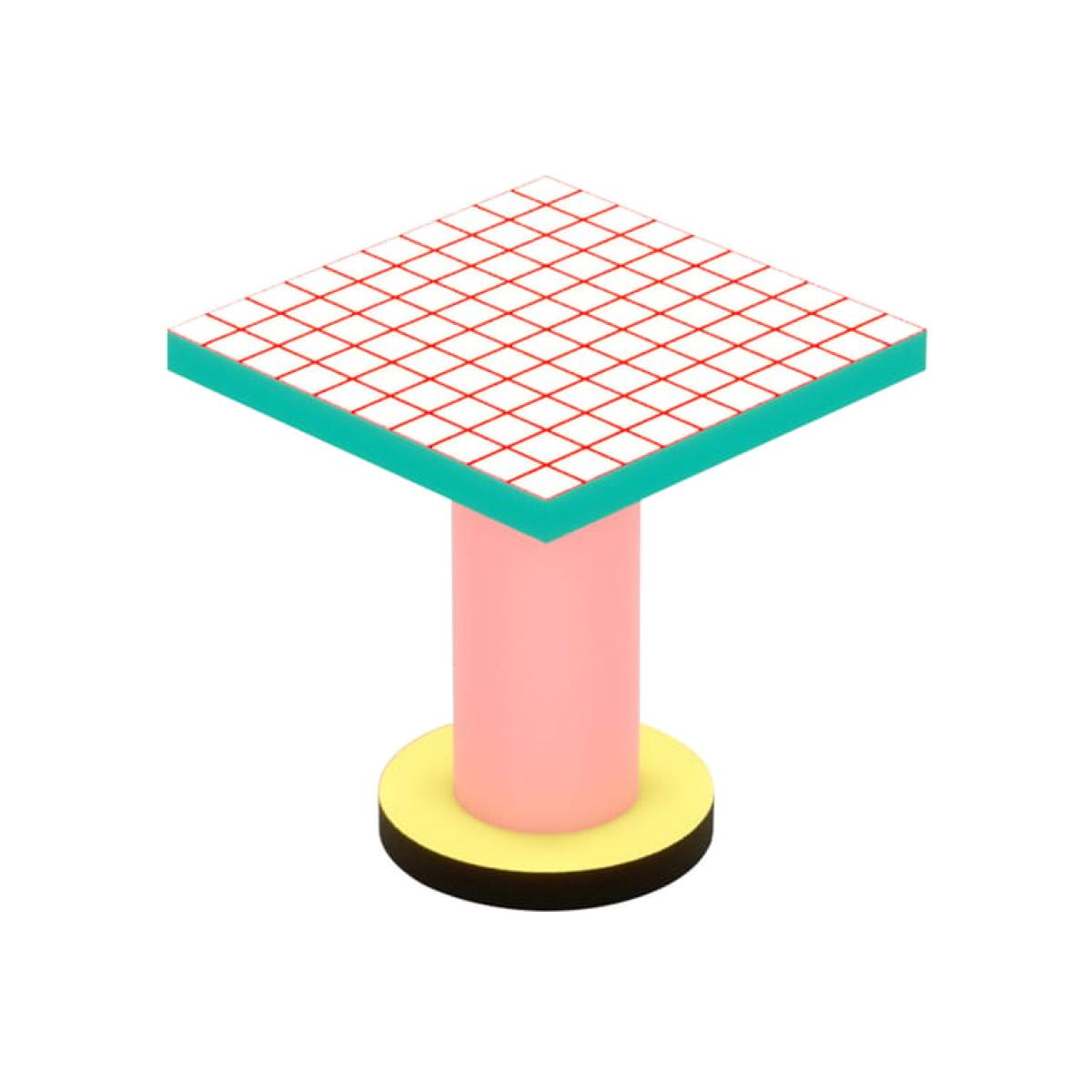 Super Lounge Table Square table wood multicoloured / 70 x 70 cm - Seletti – image 1