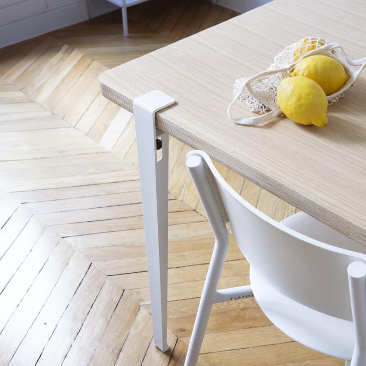 Balthazar Rectangular table metal / 150 x 75 cm - 4 to 6 people / Eco-certified Wood - TIPTOE – image 4