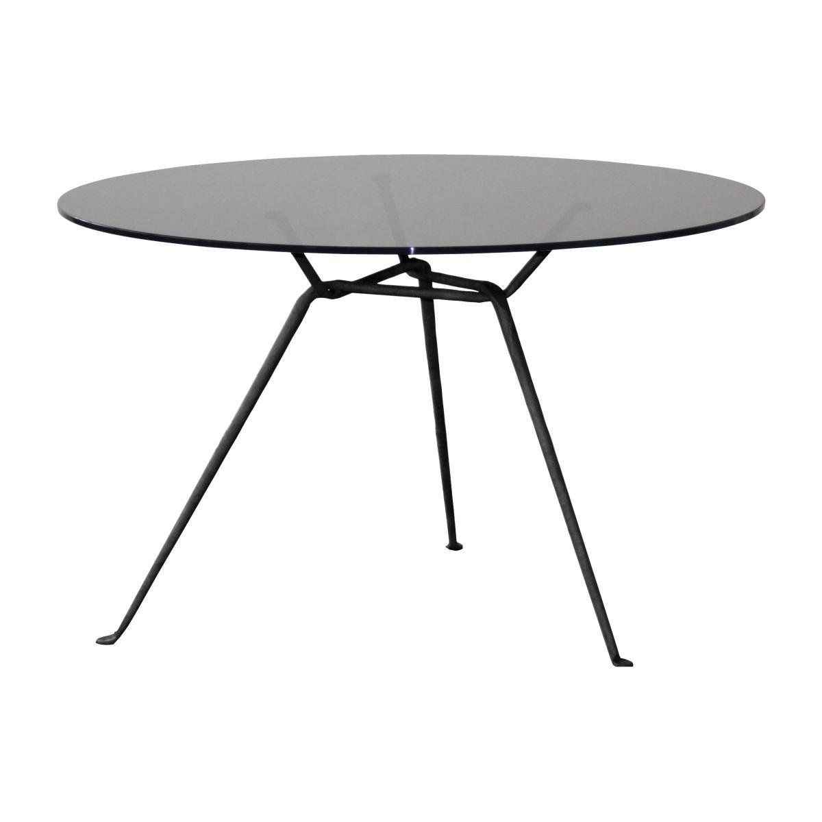 Officina Round table - Ø 120 cm - Glass by Magis Black – image 1