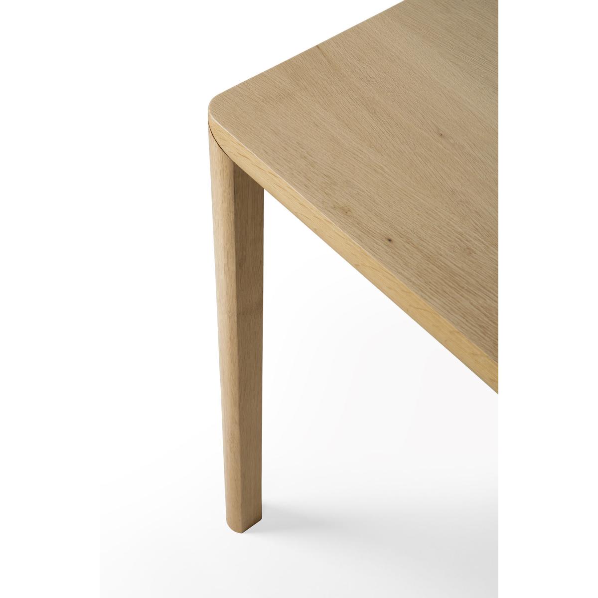 Air Rectangular table - / 160 x 80 cm - 6-seater / Oak by Ethnicraft Natural wood – image 3