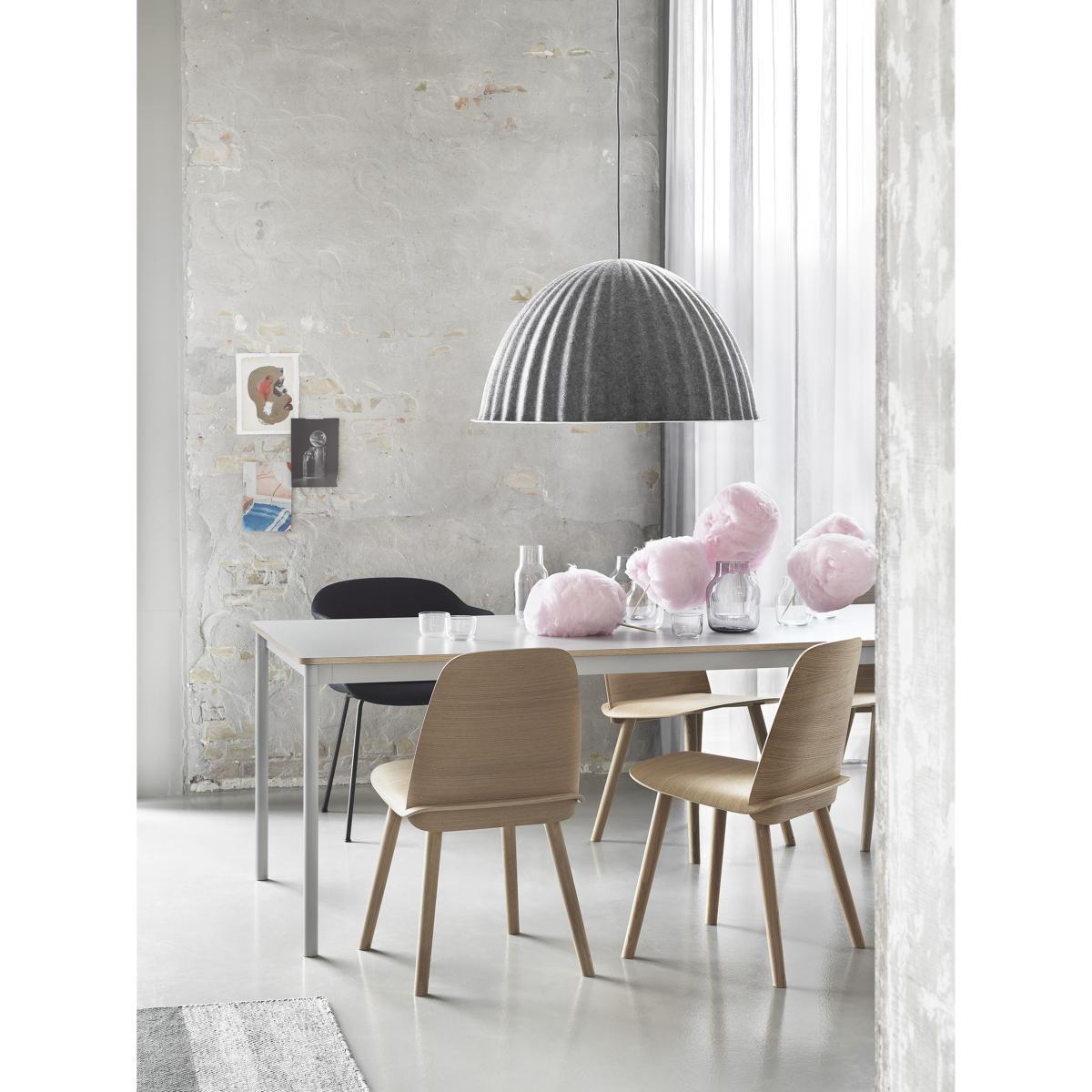 Base Rectangular table - /140 x 80 cm by Muuto Black – image 3