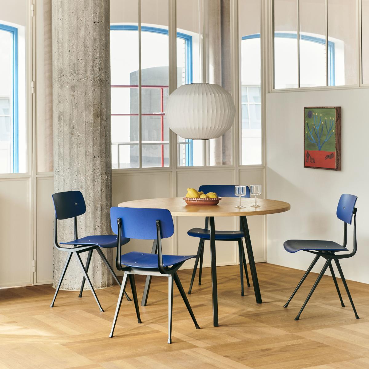 Loop Round table natural wood / Ø 120 cm - Hay – image 2