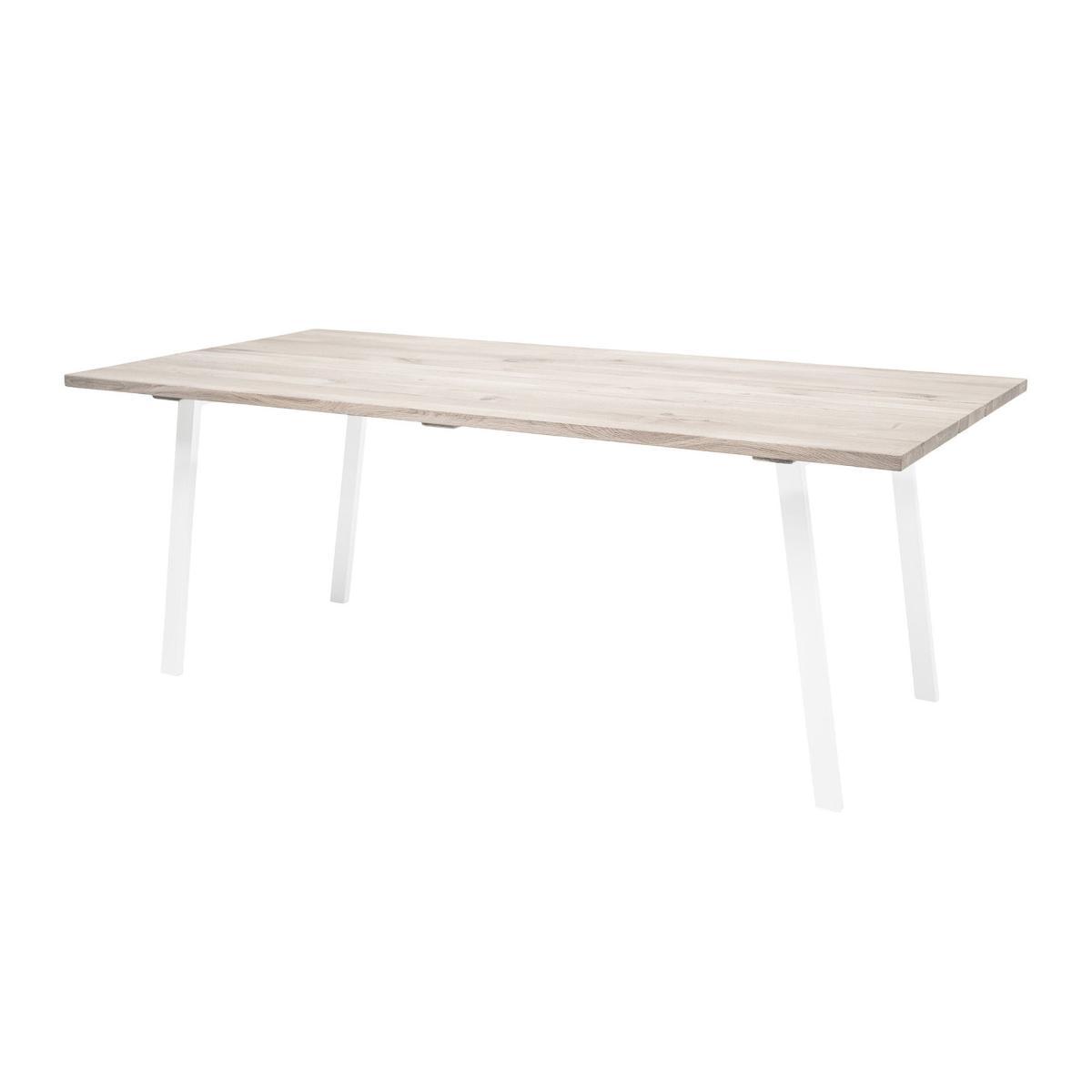 Cozy Rectangular table - / 200 x 95 cm - Oak & metal by Bloomingville Natural wood – image 2
