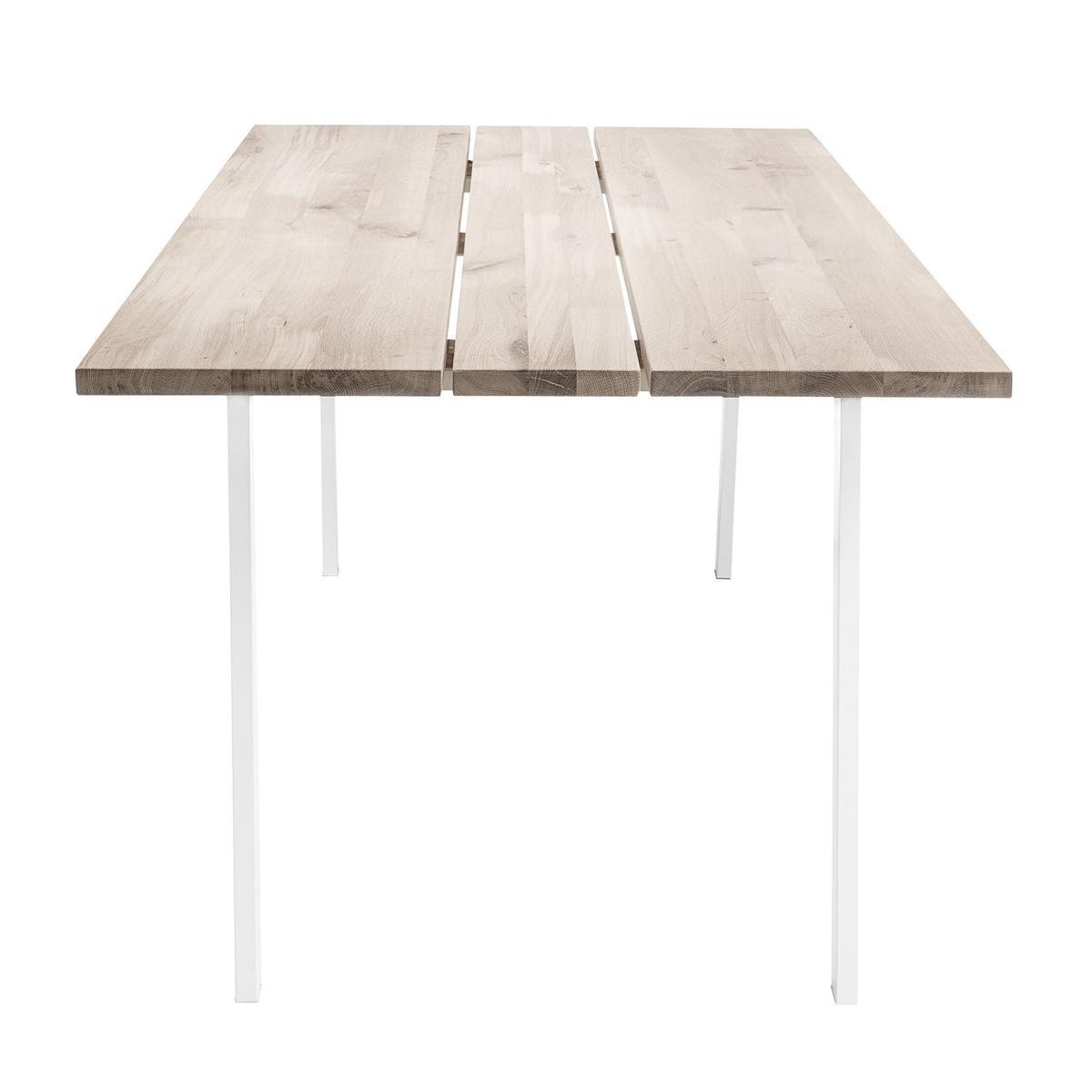 Cozy Rectangular table - / 200 x 95 cm - Oak & metal by Bloomingville Natural wood – image 3