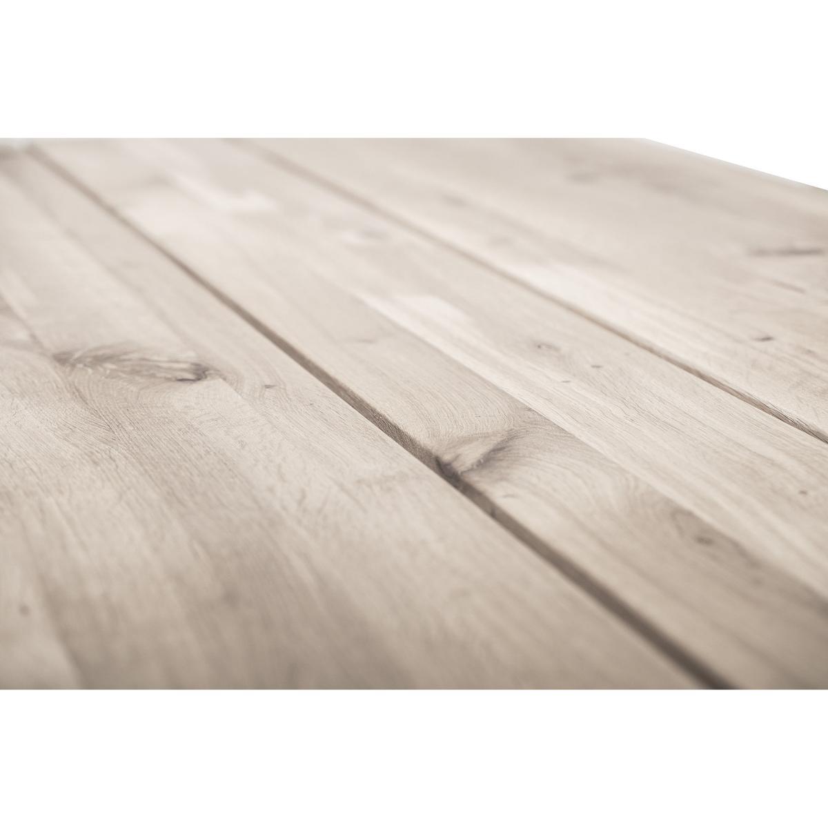 Cozy Rectangular table - / 200 x 95 cm - Oak & metal by Bloomingville Natural wood – image 5