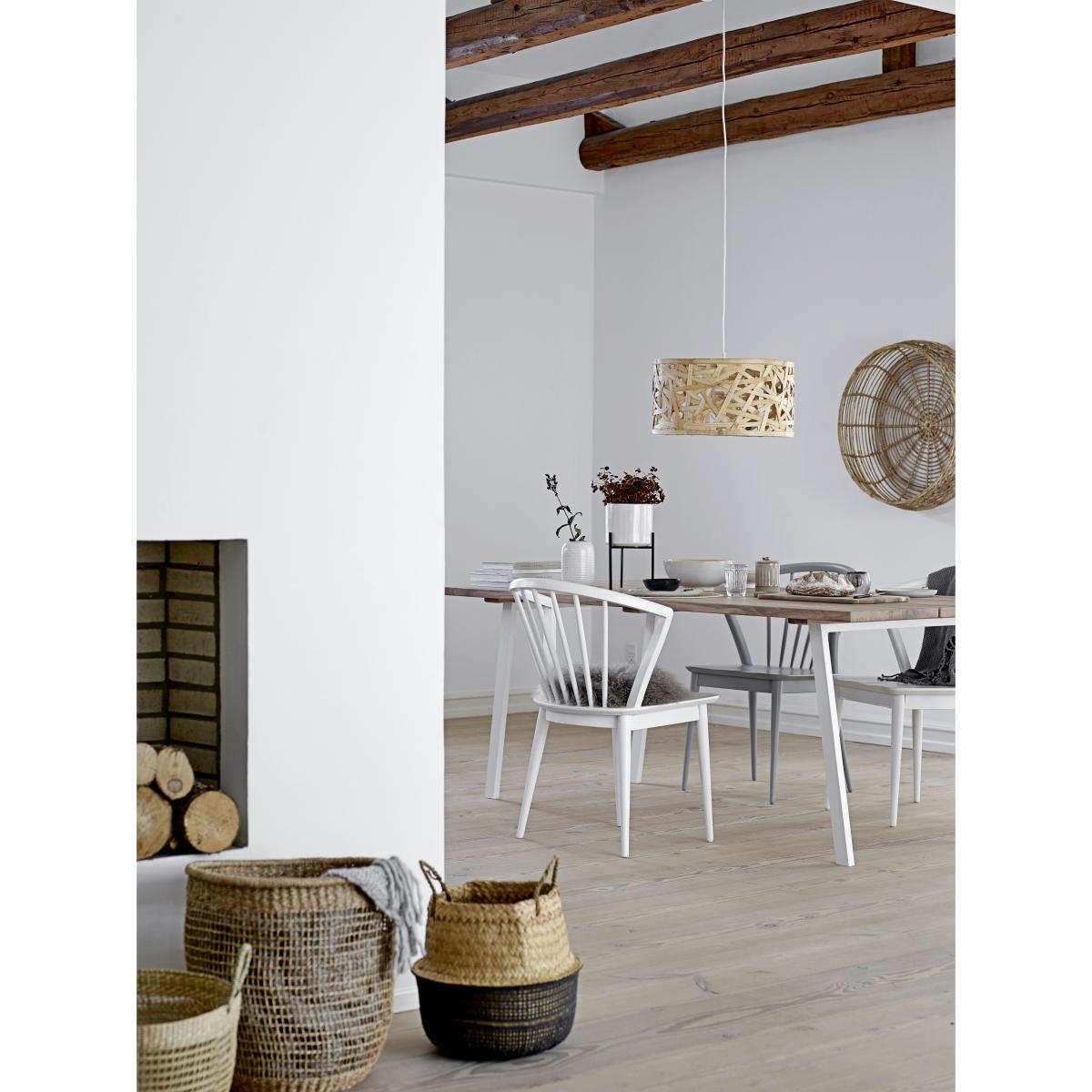 Cozy Rectangular table - / 200 x 95 cm - Oak & metal by Bloomingville Natural wood – image 8