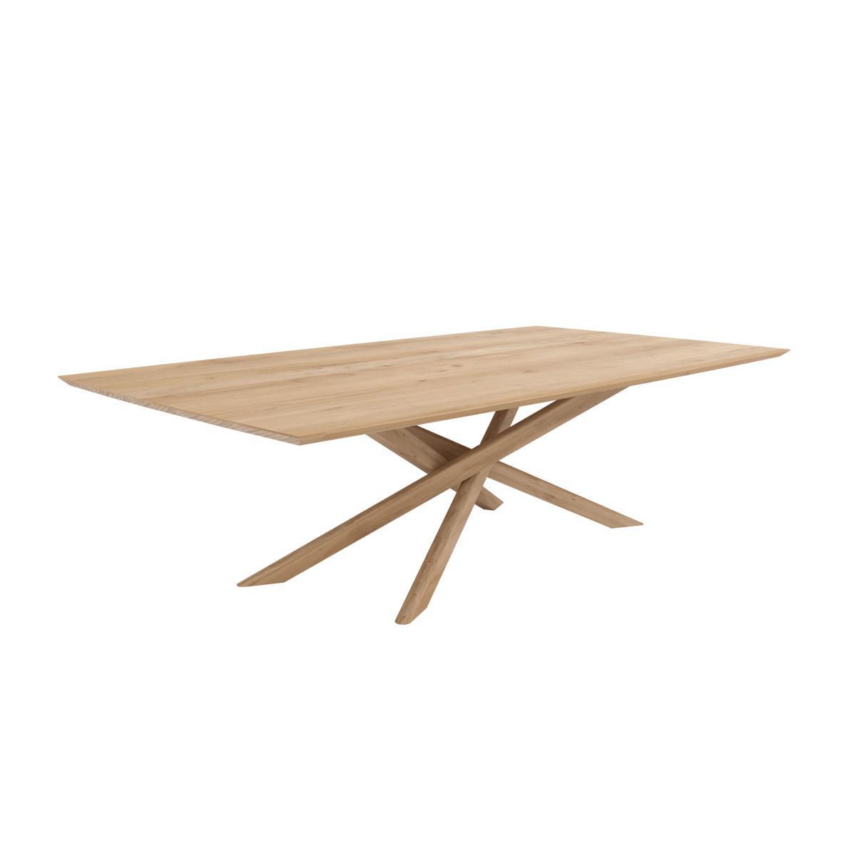 Mikado Rectangular table - / Solid oak - 240 x 110 cm / 10 people by Ethnicraft Natural wood – image 2