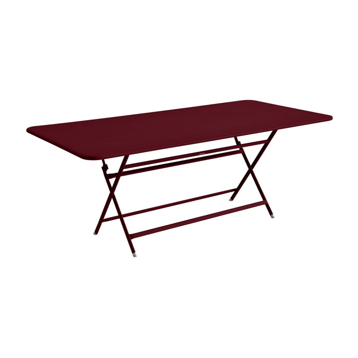 Caractère Foldable table - / 90 x 190 cm - 8 to 10 people by Fermob Red – image 1