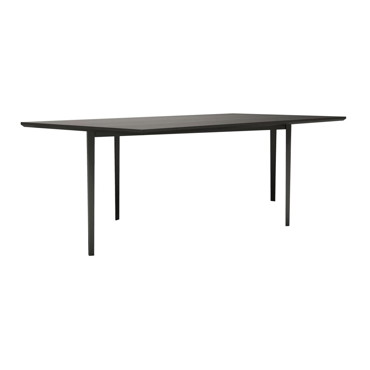 Openup Rectangular table wood black / 218 x 110 cm - Cappellini – image 2
