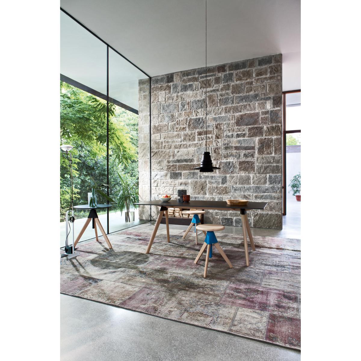 Butch Rectangular table - 129 x 75 cm by Magis Black – image 3