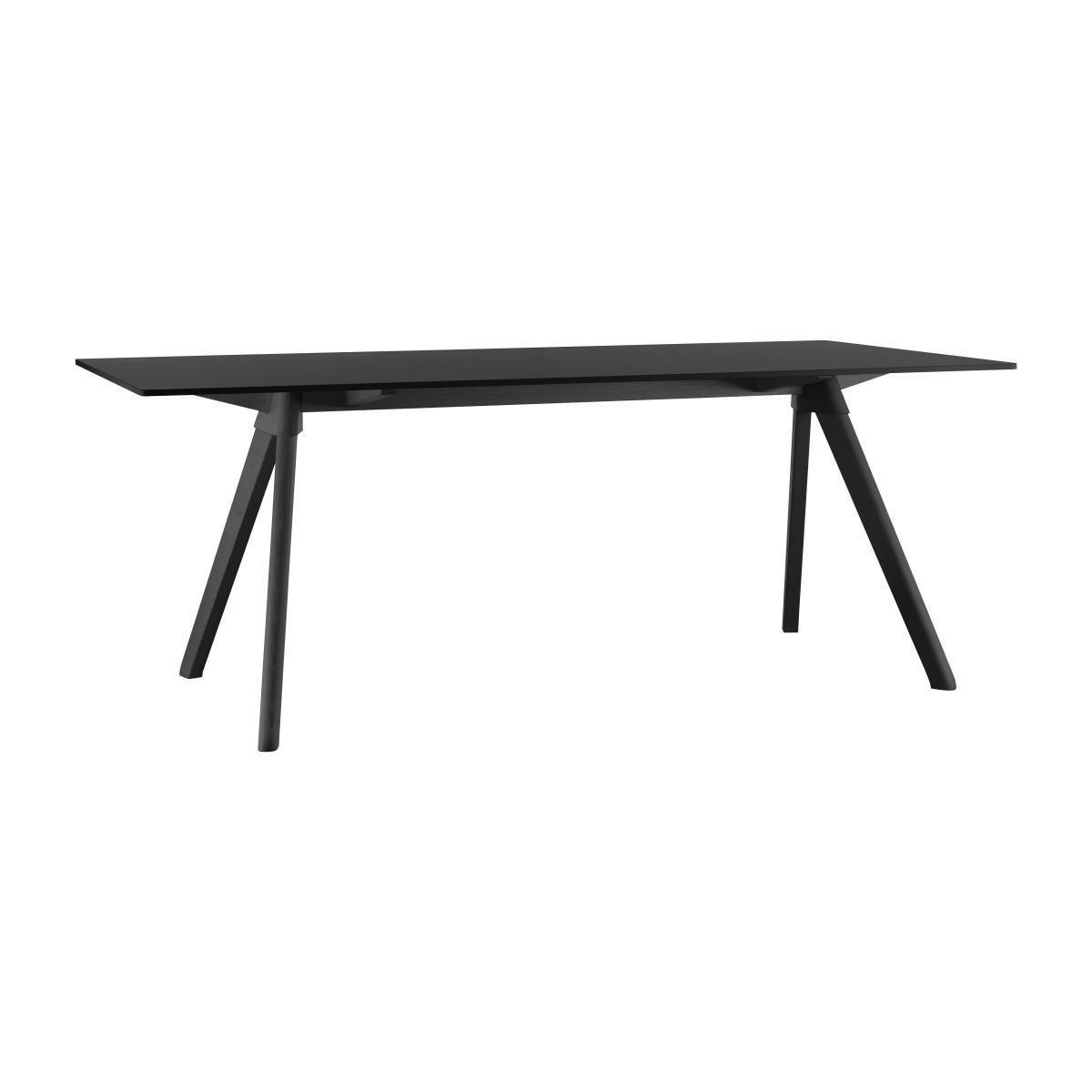 Butch Rectangular table - 129 x 75 cm by Magis Black – image 1