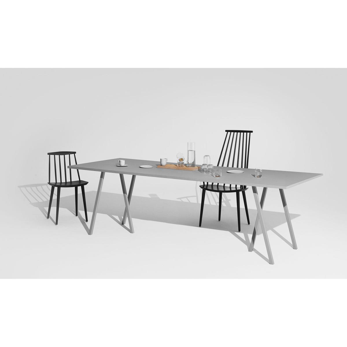 Loop Rectangular table - W 160 cm by Hay Grey – image 2
