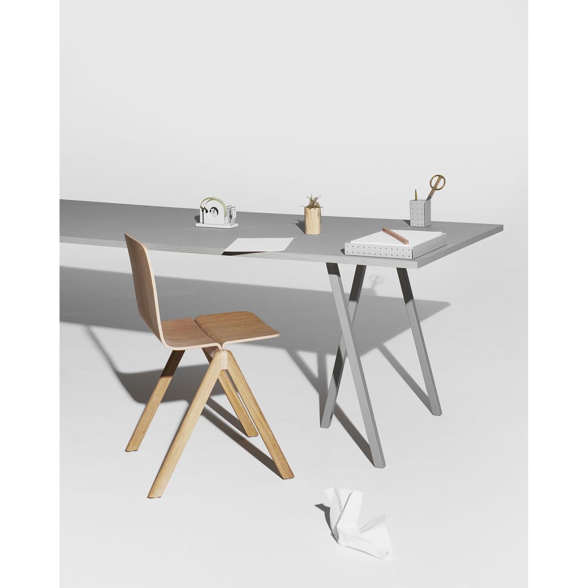 Loop Rectangular table - W 160 cm by Hay Grey – image 3
