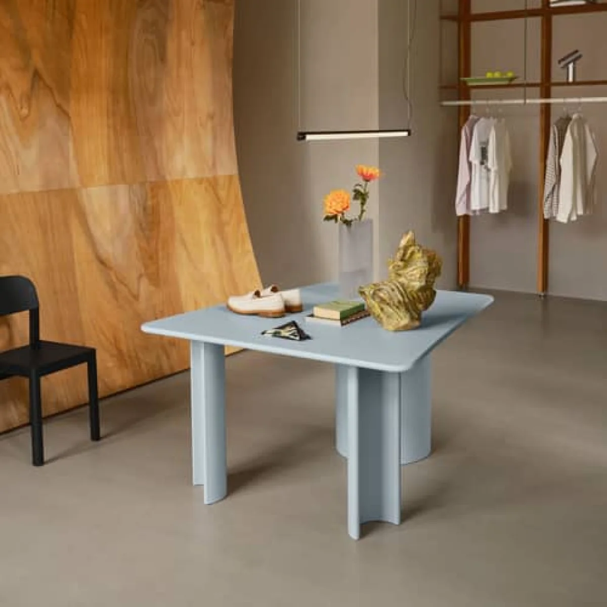 Re-Norm Rectangular table wood blue / 130 x 120 cm - Muuto – image 5