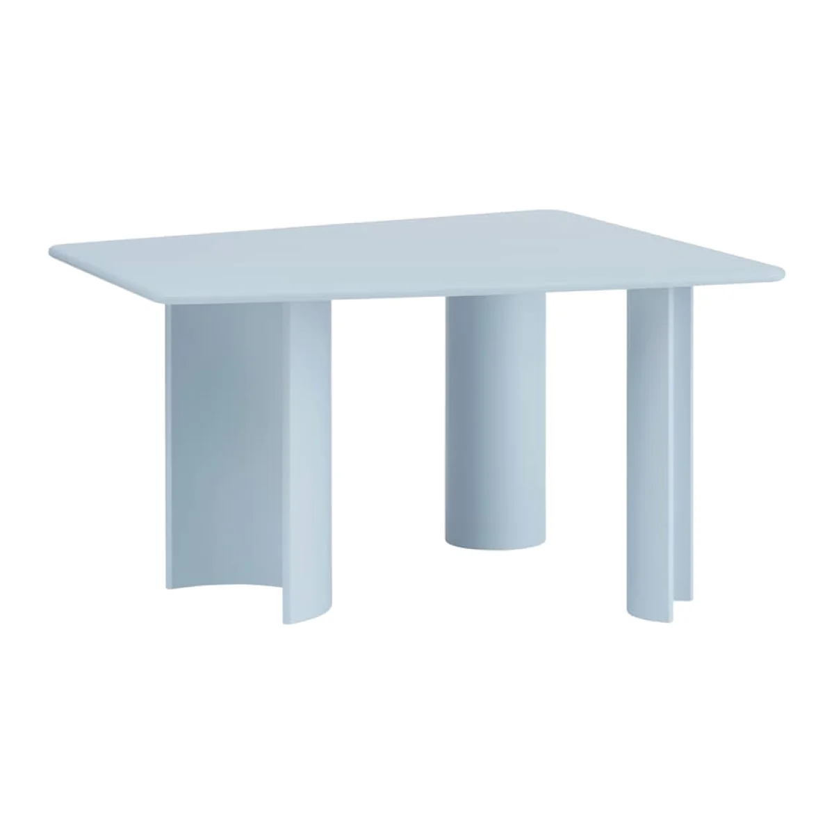 Re-Norm Rectangular table wood blue / 130 x 120 cm - Muuto – image 1