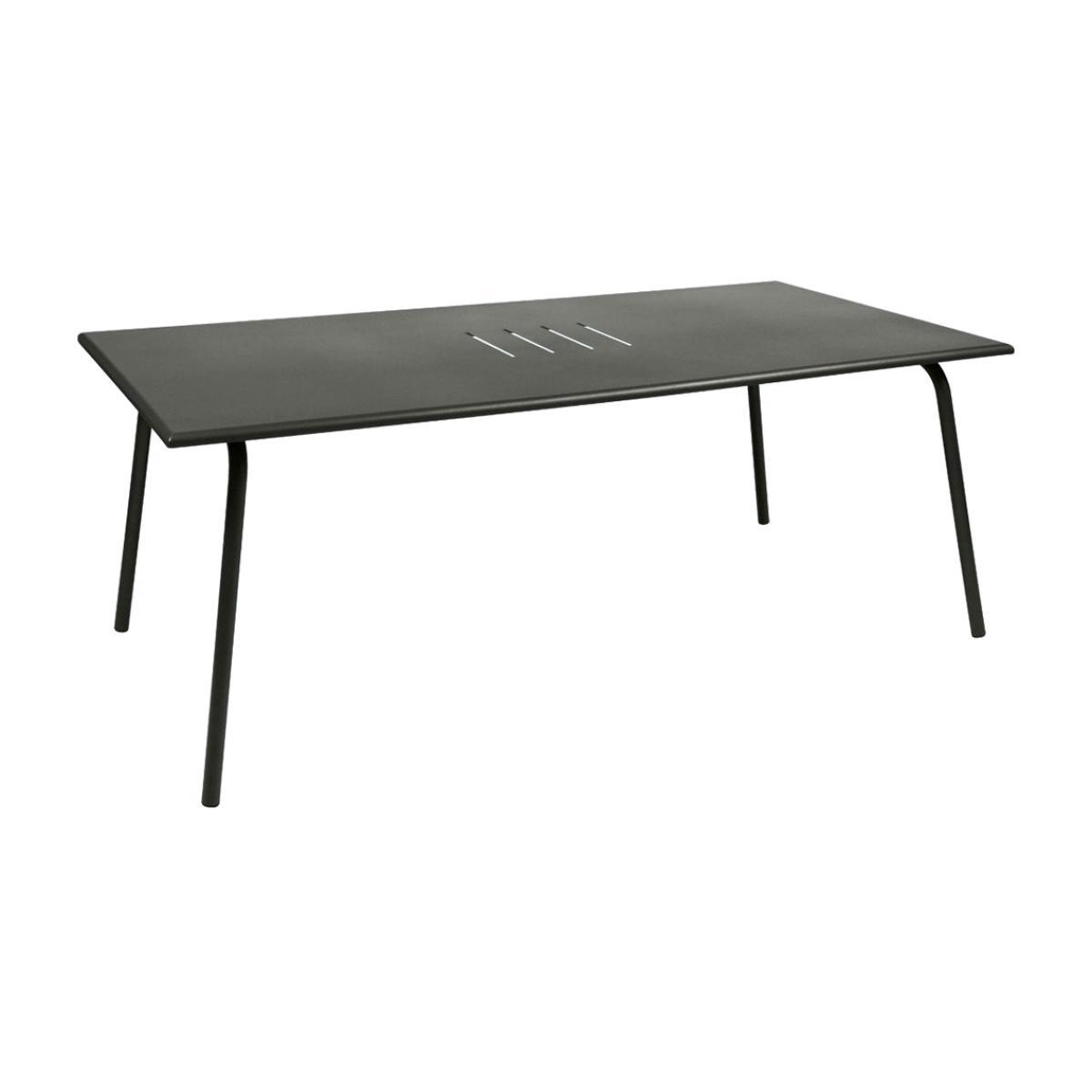 Monceau Rectangular table - / 194 x 94 cm - 8 people by Fermob Green/Grey – image 1