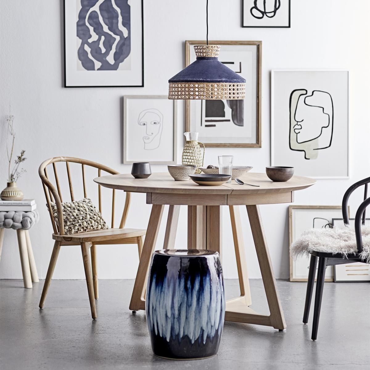 Bloomingville Owen dining table Ø 118 cm Oak – image 2